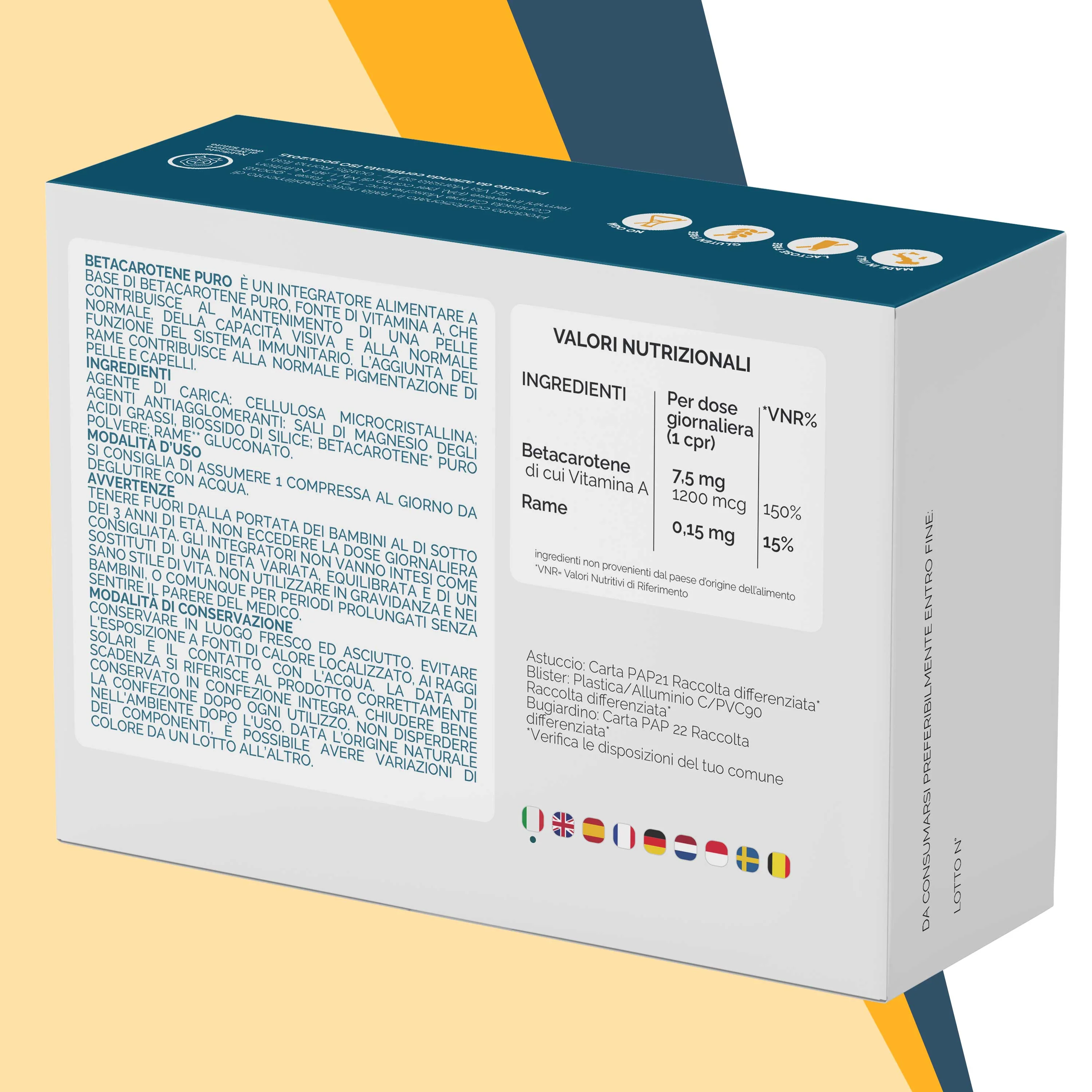 Nutracle Betacarotene Puro Sistema Immunitario