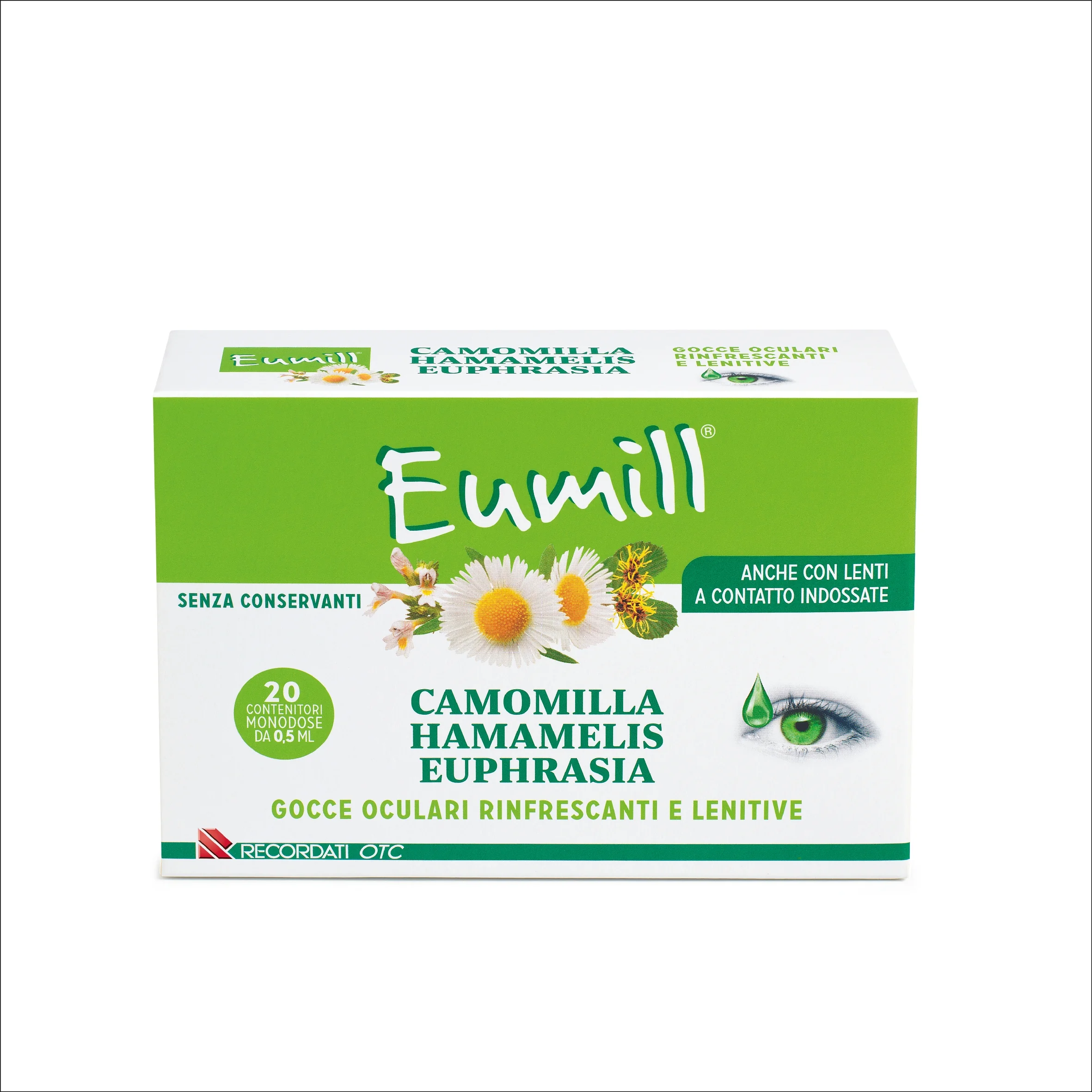 Eumill Collirio Monodose 20 Flaconcini Gocce Oculari Lenitive