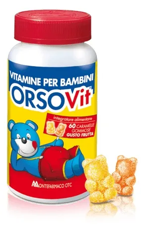 Orsovit 60 Caramelle Gommose - Integratore multivitaminico
