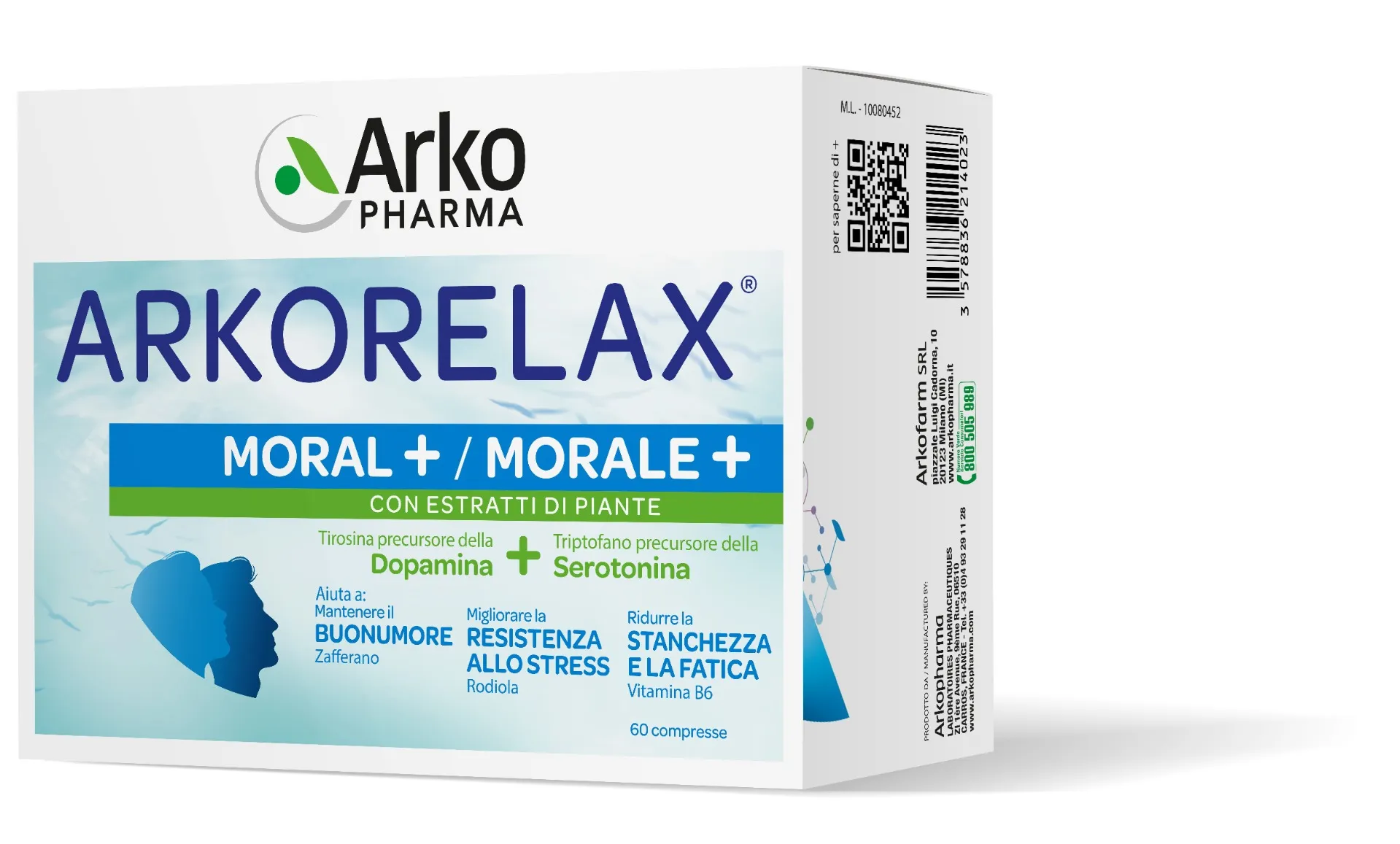 ARKOPHARMA ARKORELAX® MORAL + 60 CAPSULE