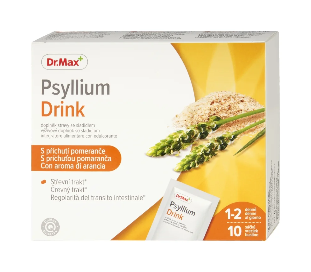 Dr. Max Psyllium Drink 10 Bustine Regolarità Intestinale