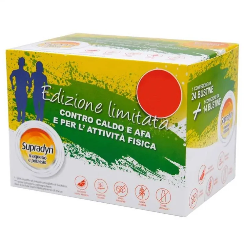 Supradyn Magnesio e Potassio Limited Edition 24+14 Bustine Sali Minerali