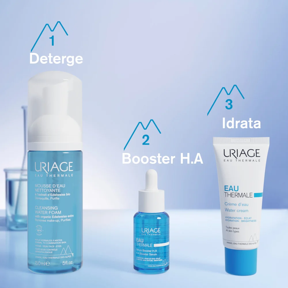 Uriage Mousse D'Eau Nettoyante 150 ml Schiuma Micellare Detergente
