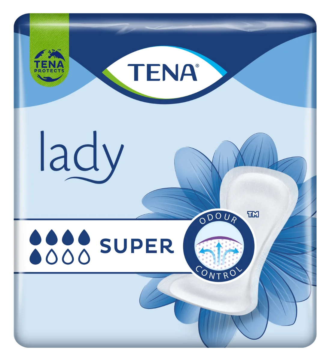 Tena Lady Super 15 Pezzi Assorbenti per Perdite Urinarie
