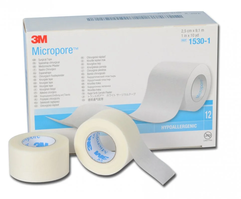 3M Italia Micropore  Silicone 2,5 cm x 5 m Cerotto Su Rocchetto