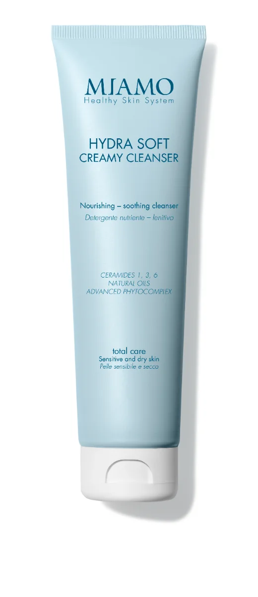 Miamo Total Care Hydra Soft Creamy Cleanser 150 ml Detergente Viso Nutriente e Lenitivo