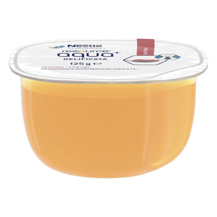 Resource Acqua gelificata gusto pesca 4 x 125g Per Disfagia