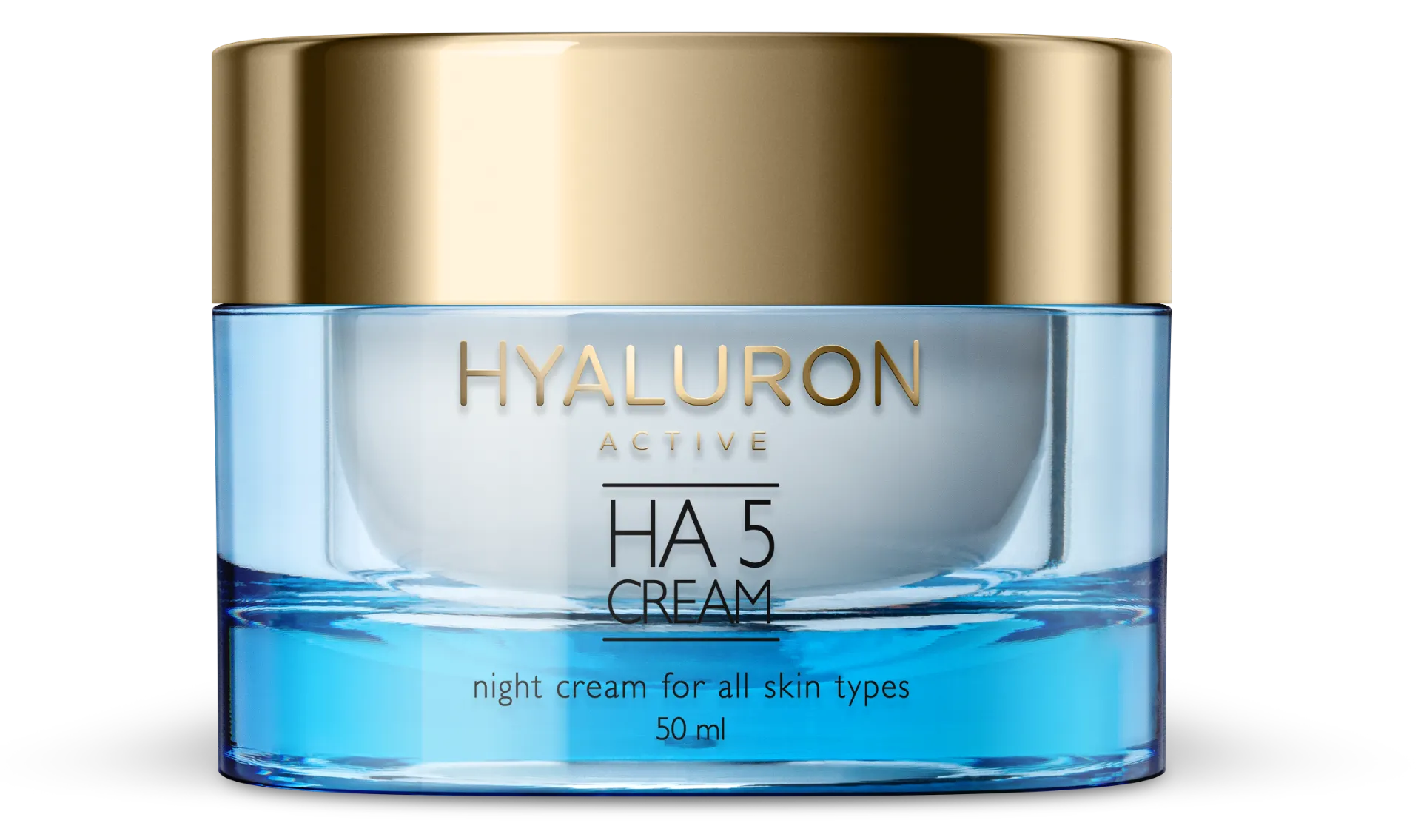 Nuance Hyaluron Active Ha 5 Night Cream 50 ml Per Tutti i Tipi di Pelle