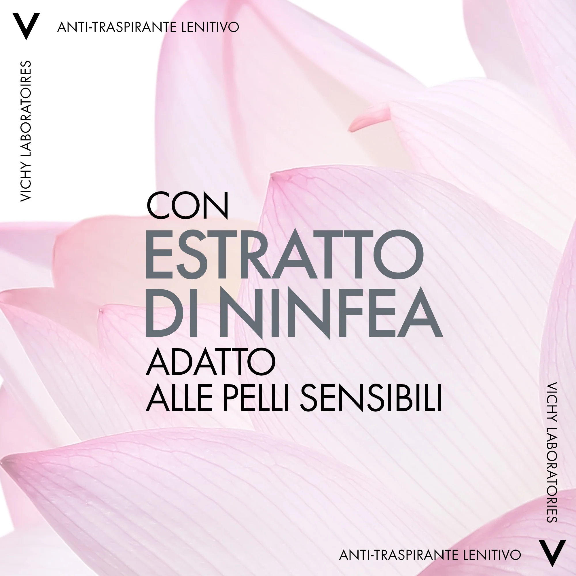 Vichy Deodorante Anti-Traspirante 48H, 50 Ml Pelle sensibile o depilata