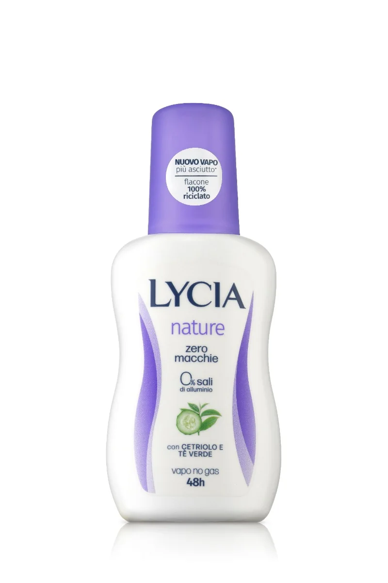 Lycia Vapo Nature Cetriolo Tè Verde 75 ml Deodorante senza sali di alluminio
