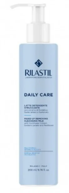 Rilastil Daily Care Latte Detergente 200 ml Pelli Normali, Sensibili e Delicate