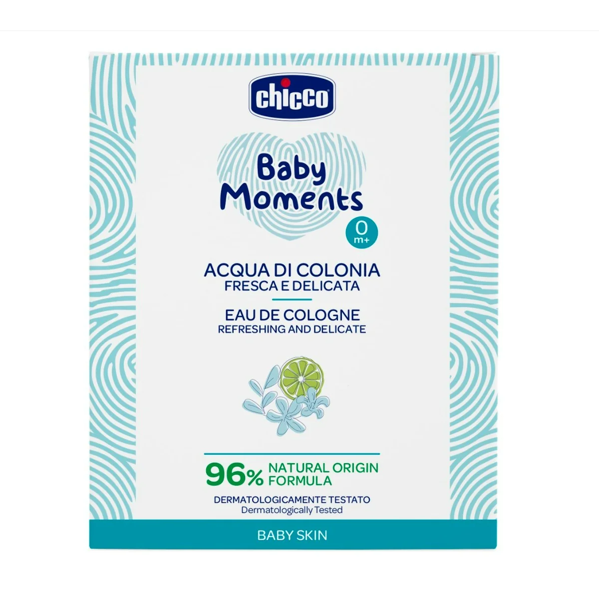 Chicco Baby Moments Acqua di Colonia 100 ML Fresca e delicata