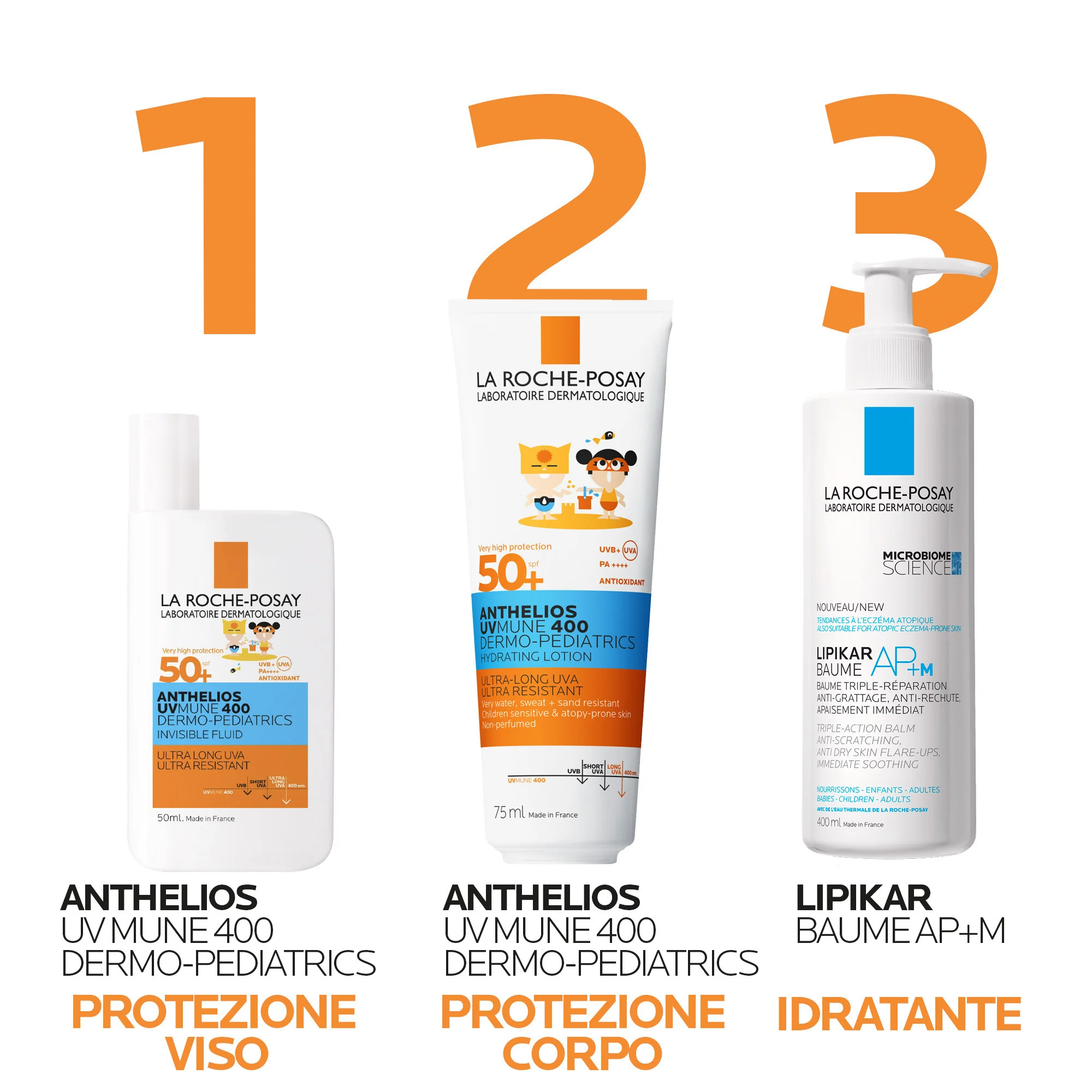 La Roche Posay Anthelios Latte Uvmune Bambino 50+ 75 ml Protezione solare pelle sensibile