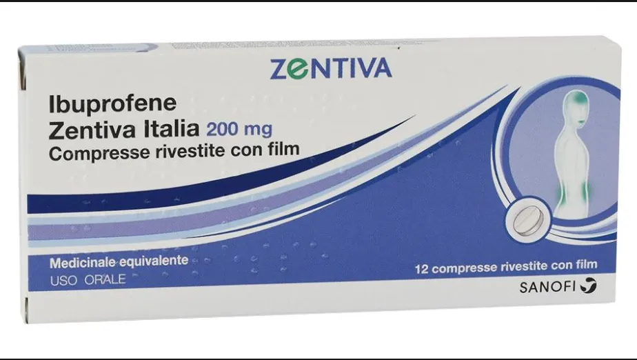 Zentiva Italia Ibuprofene 200 mg 12 Compresse