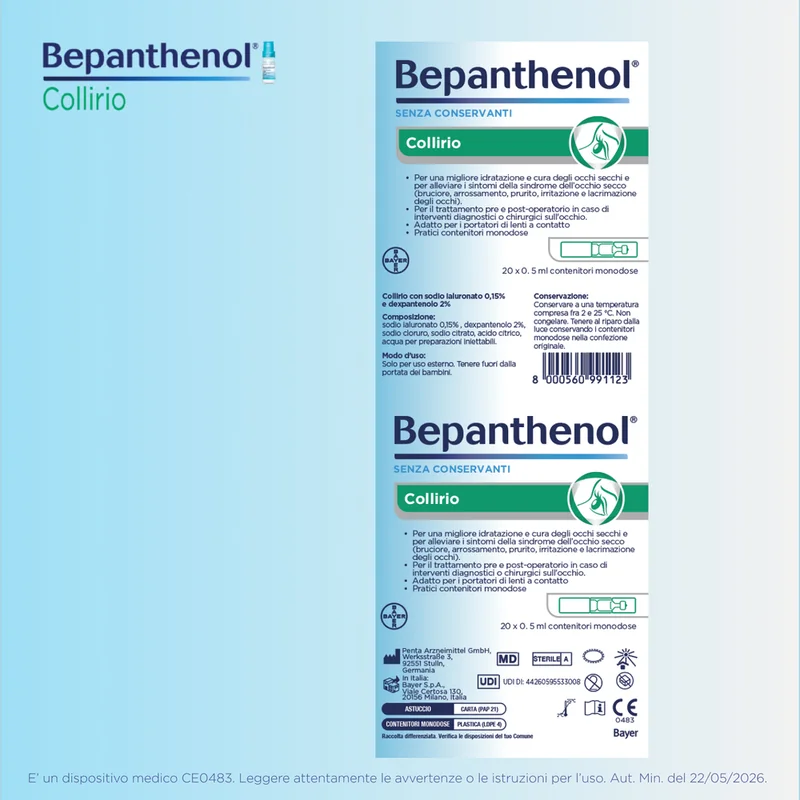 Bepanthenol Collirio 20Monod
