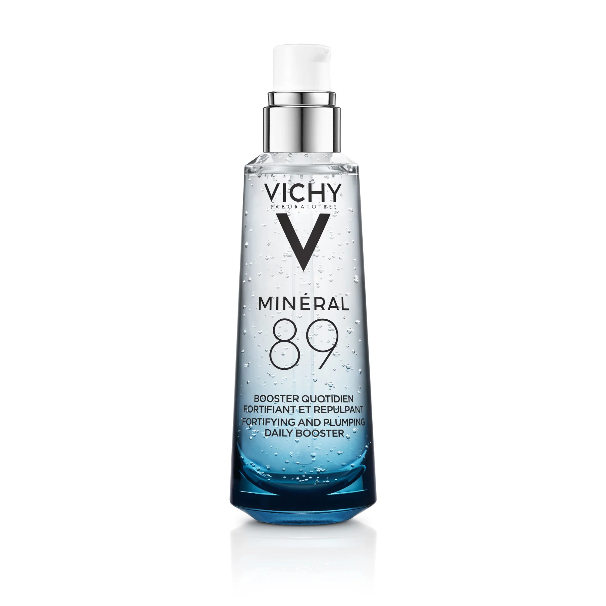 Vichy Mineral 89 Booster 75 ml Fortificante e Rimpolpante Viso con Acido Ialuronico