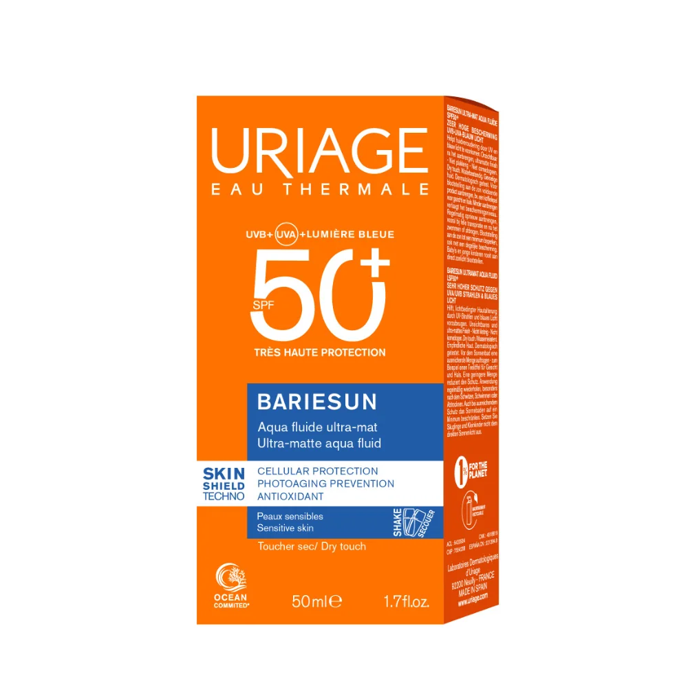 Uriage Eau Thermale Bariesun Spf50+ Aqua Fluide Ultra Mat 50 Ml