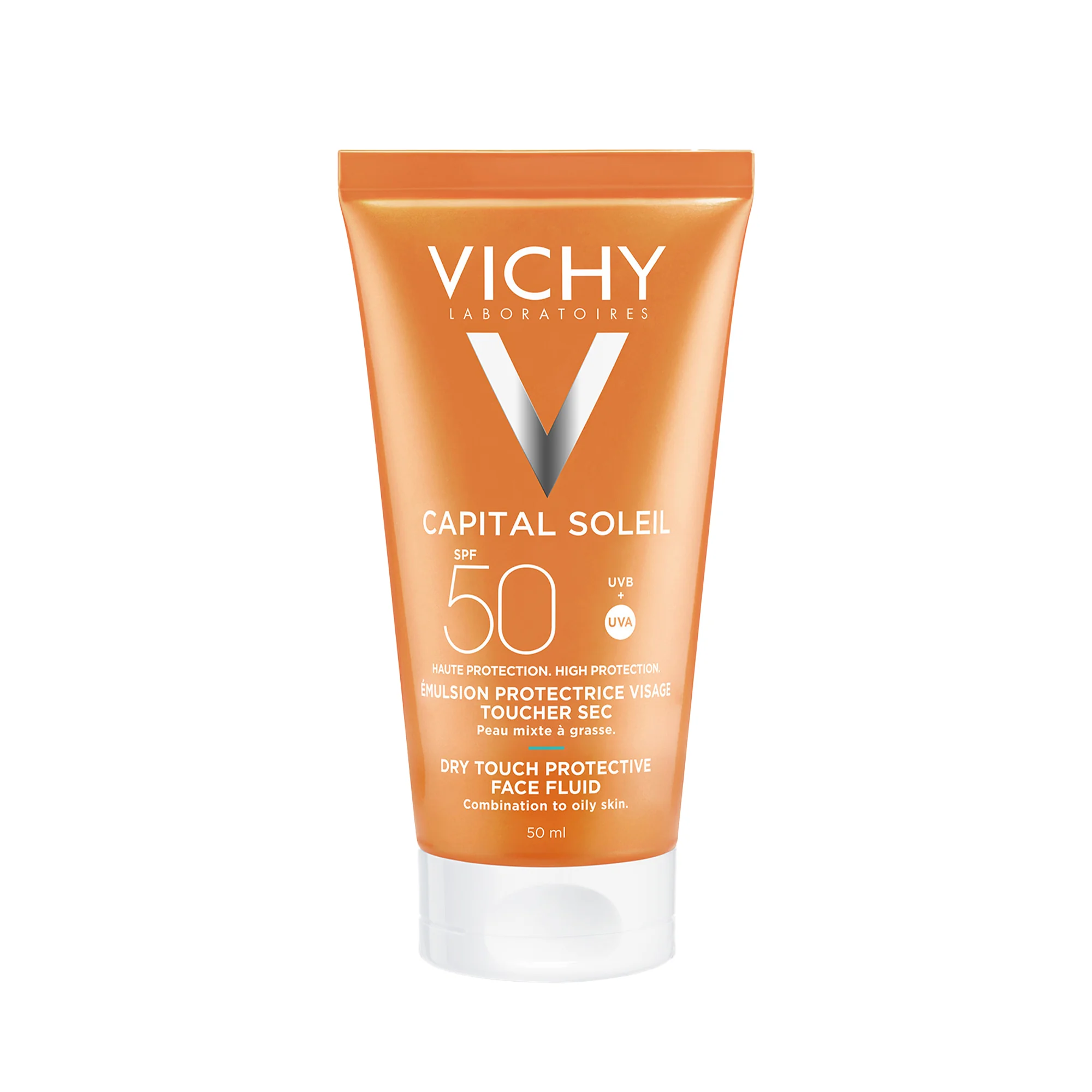 Vichy Idèal Soleil Emulsione Anti-lucidità Effetto Asciutto SPF 50 Pelle Grassa 50 ml