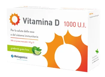 Metagenics Vitamina D 1000 U.I. 168 Compresse Orosolubili - Integratore di Vitamina D