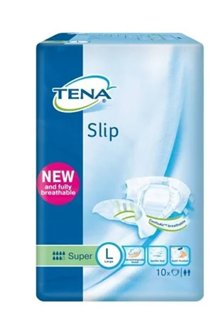 Tena Slip Super L 10 Pezzi Pannoloni Assorbenti