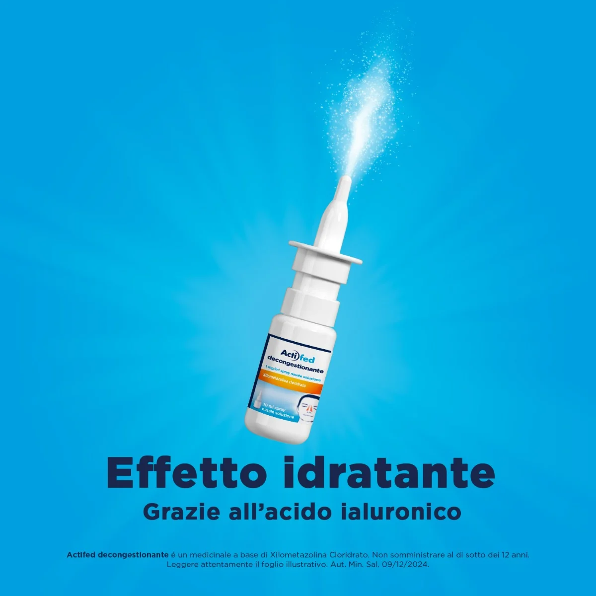 Actifed Spray Nasale 10 Ml Decongestionante Rinite e Sinusite