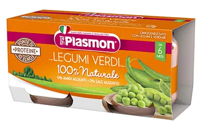 Plasmon Omog Legumi Verdi 2X80 g Senza Glutine