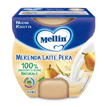 Mellin Merenda Latte Pera 2 x 100 g