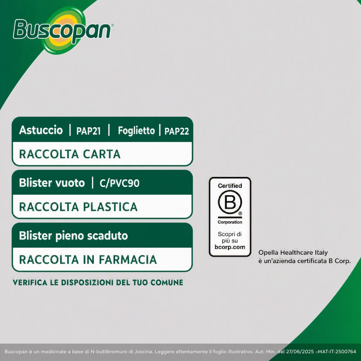Buscopan 40 Compresse Rivestite Affezioni del Tratto Gastrointestinale