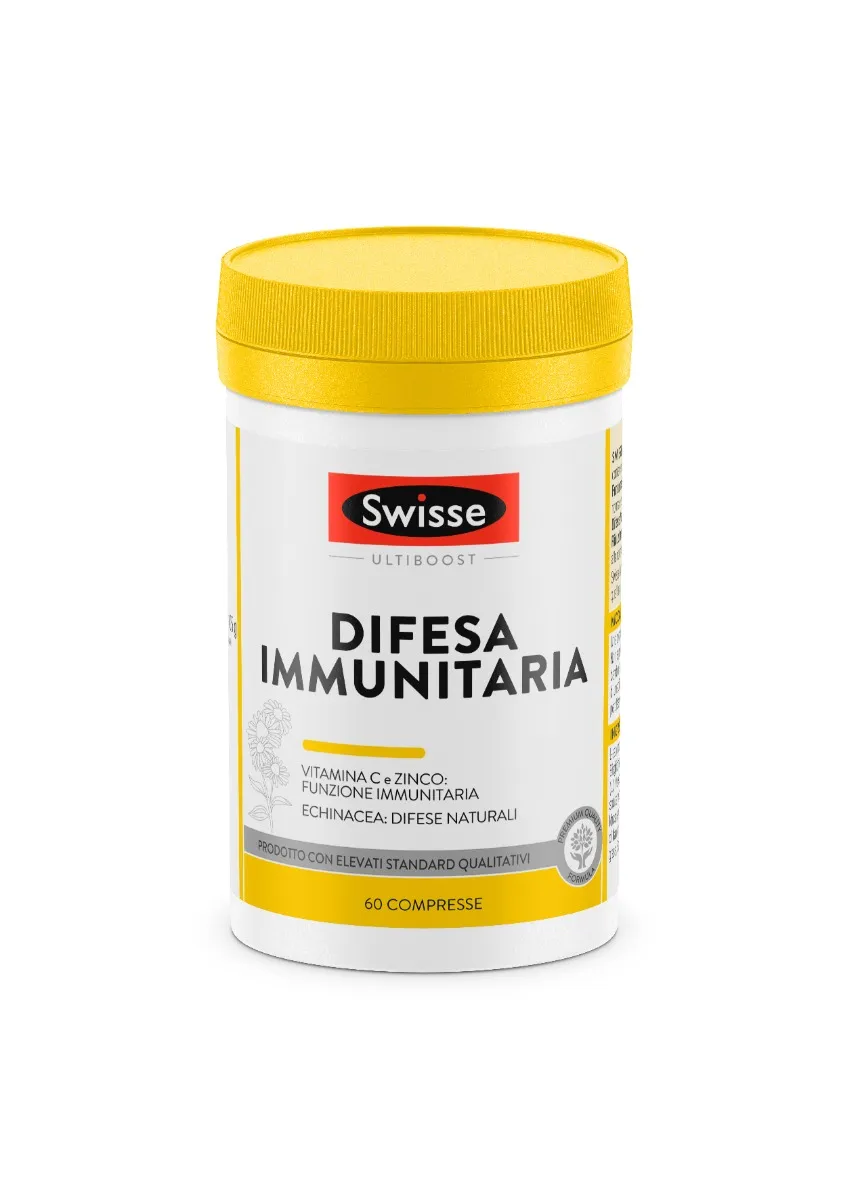 Swisse Difesa Immunitaria 60 Compresse Con Vitamina C, Zinco ed Echinacea