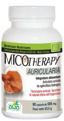 Micotherapy Auricularia Integratore Alimentare 90 Compresse