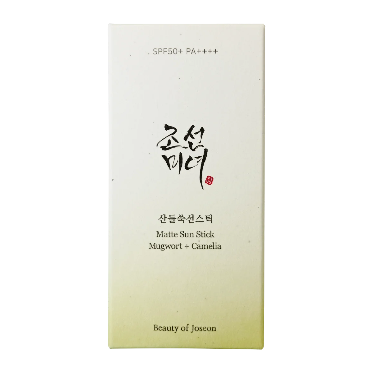 Beauty Of Joseon Matte Sun Stick: Mugwort + Camelia 18 g Stick Solare
