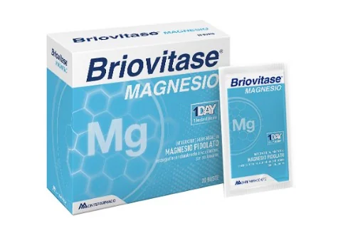 Briovitase Magnesio 20 Bustine Integratore per Stress e Ansia
