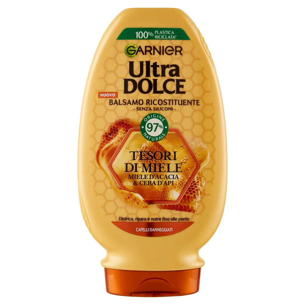 Garnier Ultra Dolce Tesori di Miele 200 ml Balsamo Ricostituente Per Capelli Fragili