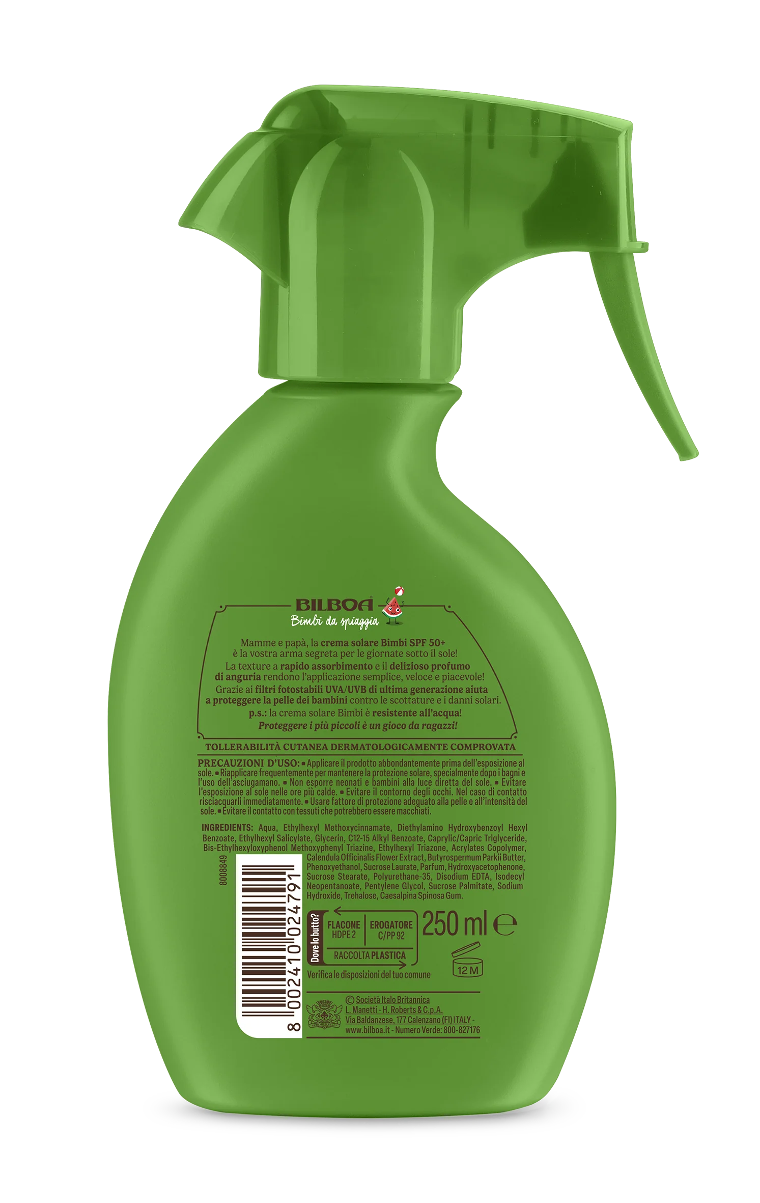 Bilboa Bimbi Trigger Spf50+ 250 Ml