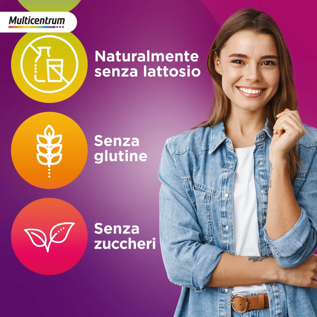 Multicentrum Donna 60 Compresse Multivitaminico Donna