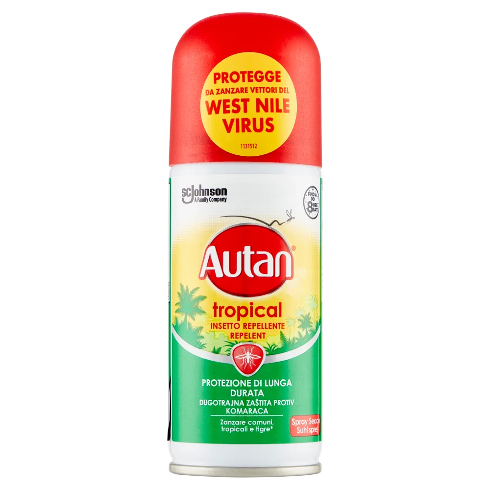 Autan Tropical Spray Sec 100Ml