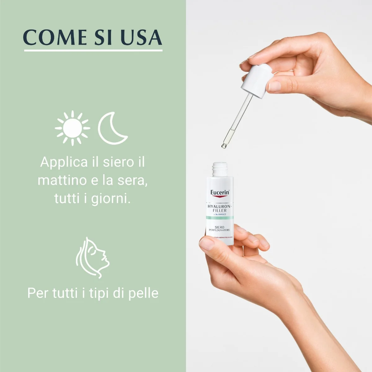 Eucerin Hyaluron-Filler Siero Perfezionatore 30 Ml Uniformante e Levigante