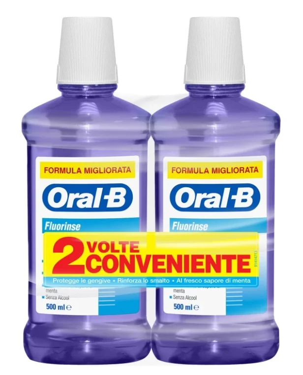 Oral-B Collutorio Fluorinse Duopack 2x500 ml