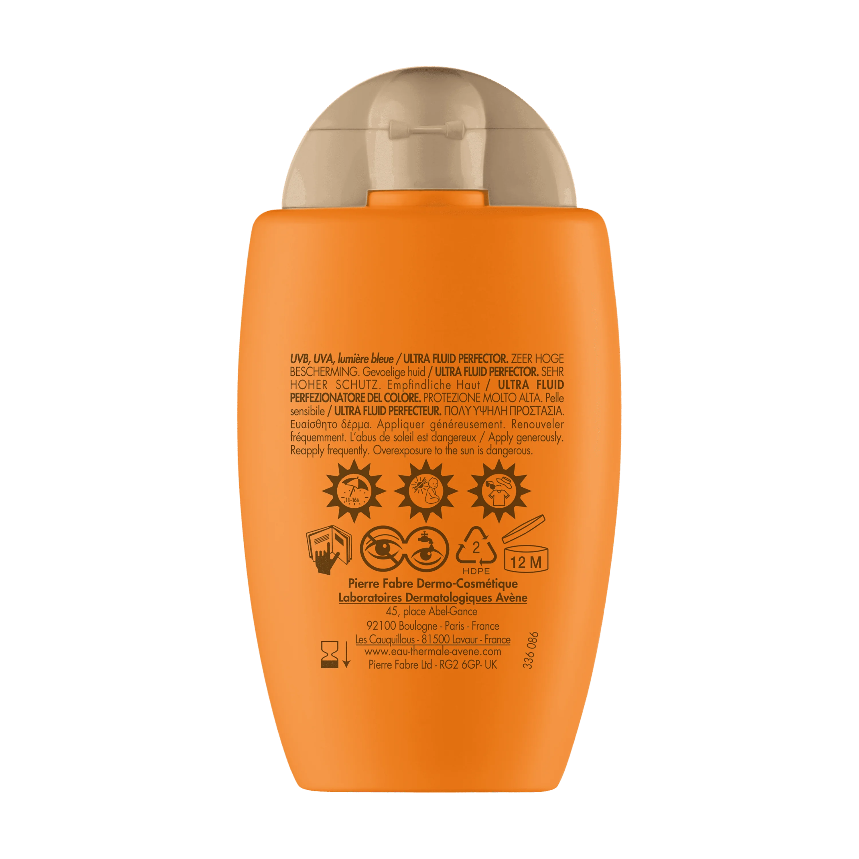 Eau Thermale Avène Ultra Fluid Perfezionatore Protezione molto alta Spf50+ 50 ml Pelle Normale