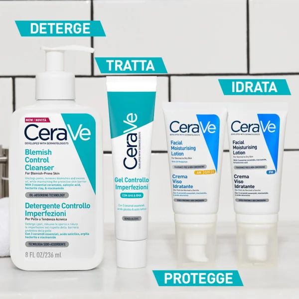 Cerave Detergente Controllo Imperfezioni 236 Ml Pelle a tendenza acneica