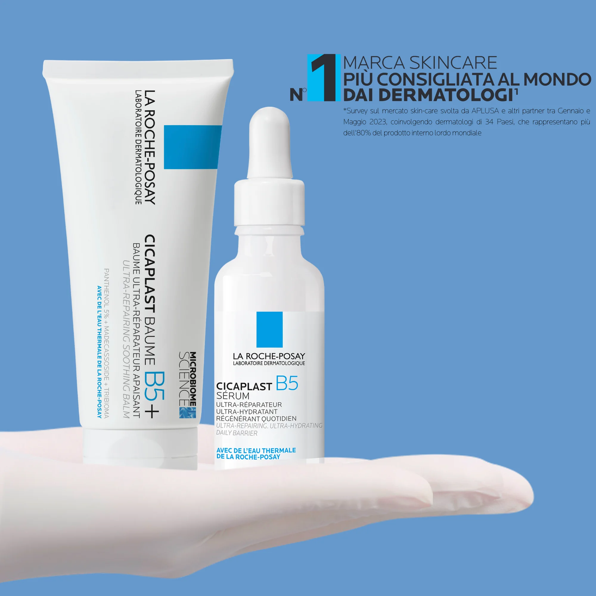 Cofanetto La Roche Posay Cicaplast Siero 30 ml + Cicaplast Baume B5 40 ml Routine riparatrice