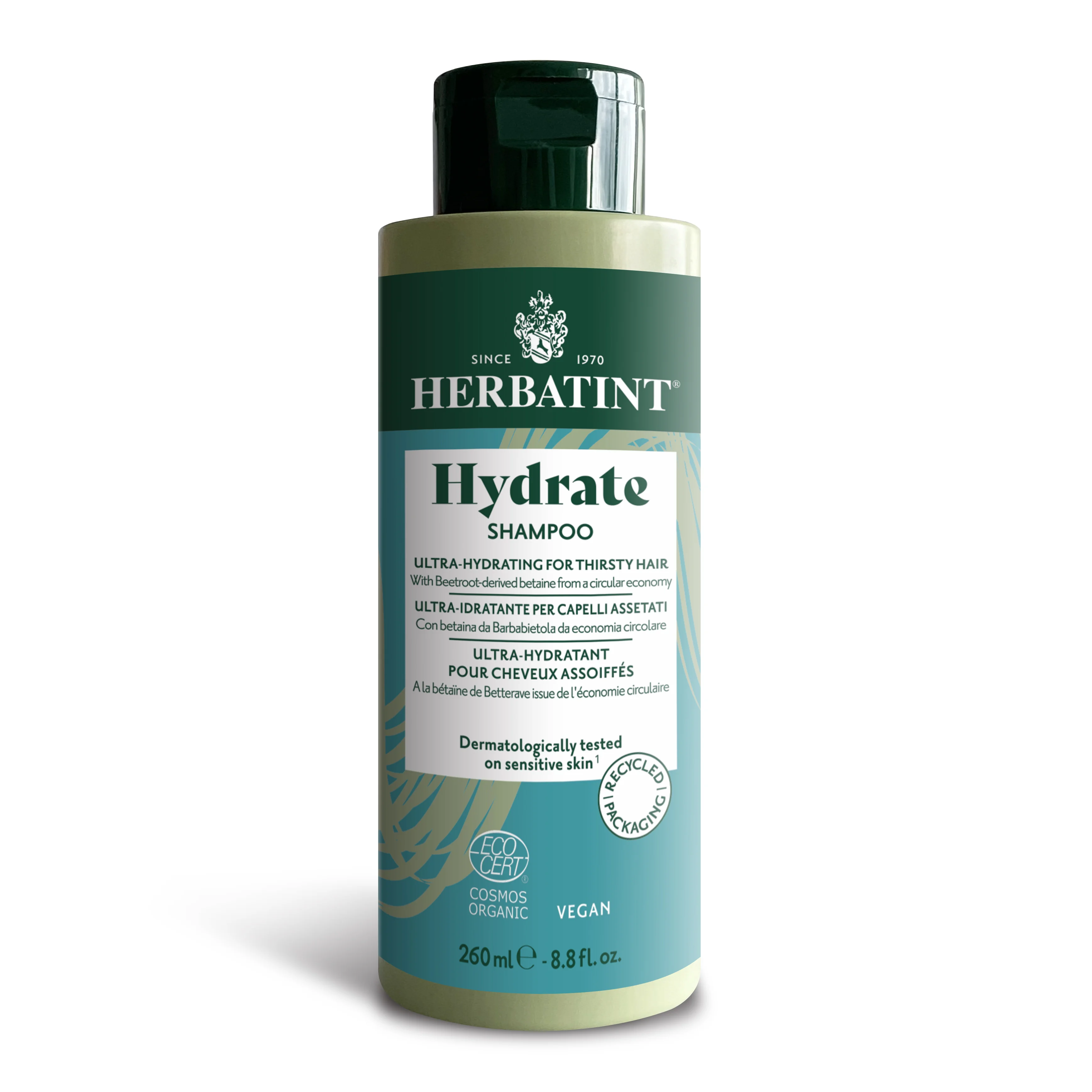 Herbatint Hydrate Shampoo 260 ml Capelli Secchi e Disidratati