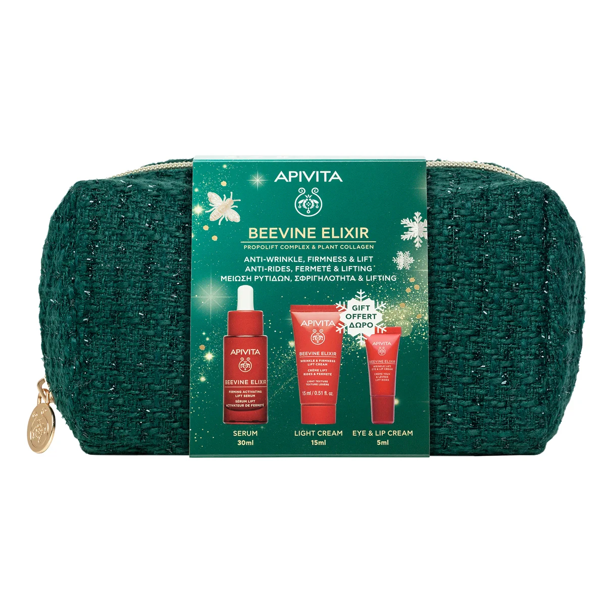 Apivita Pro Xm Beevine Elixir Serum Routine 3 Pezzi