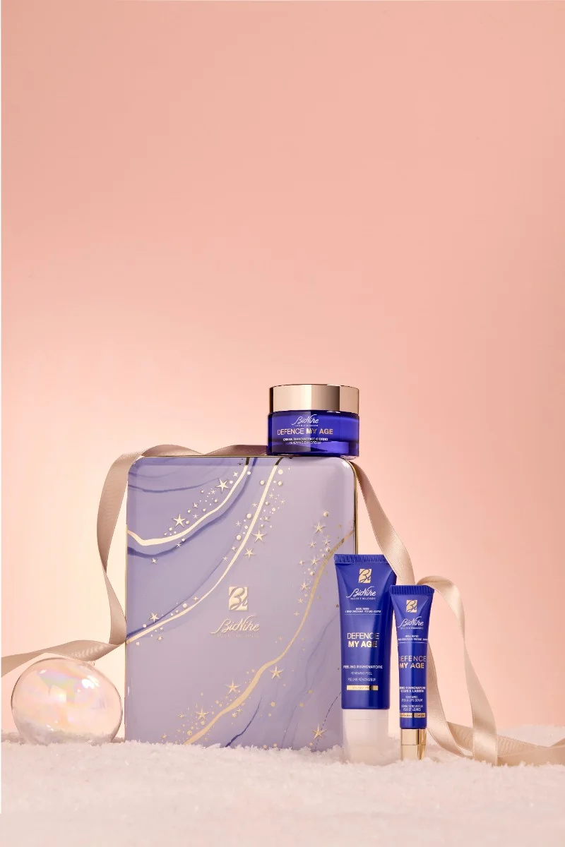 Bionike Defence My Age Kit Natale 2025 Crema 50ml + Siero Occhi e Labbra 15ml + Peeling 30ml