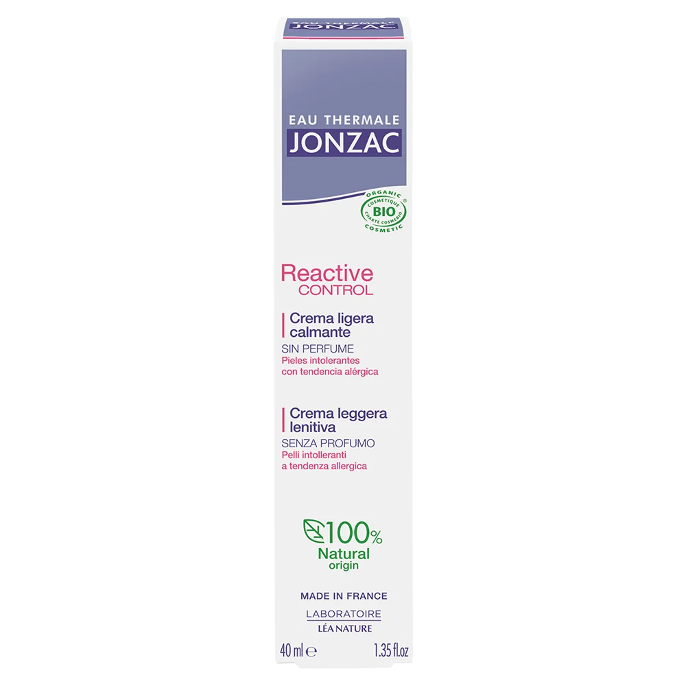 Jonzac Emulsione Leggera Alta Tolleranza Reactive 40 Ml Pelli Intolleranti a Tendenza Allergica