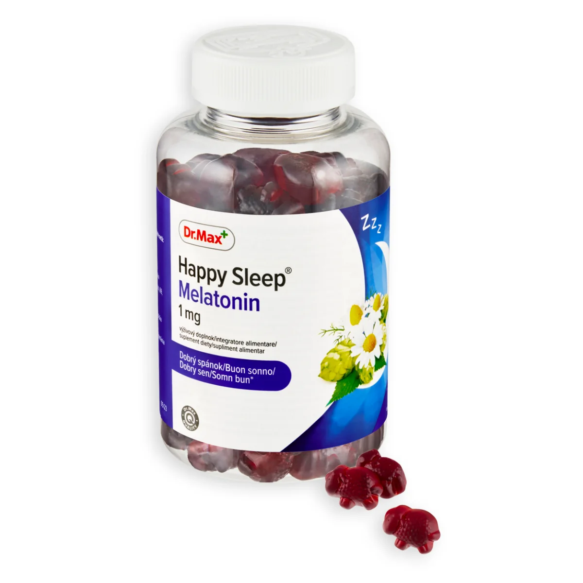 Dr. Max Happy Sleep Melatonina 60 Gummies Sonno e Relax