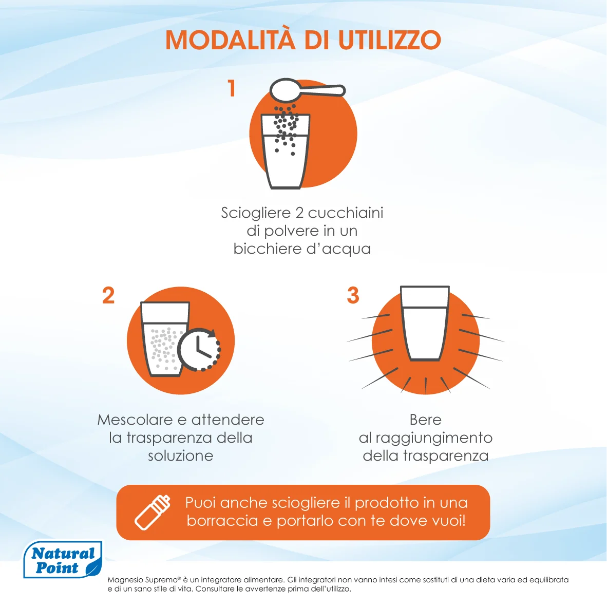 Magnesio Supremo Potassio+150 g Riduzione Stanchezza
