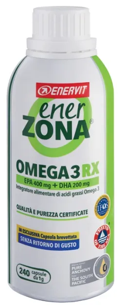 Enerzona Omega 3 RX 240 Capsule - Integratore Per il controllo del colesterolo