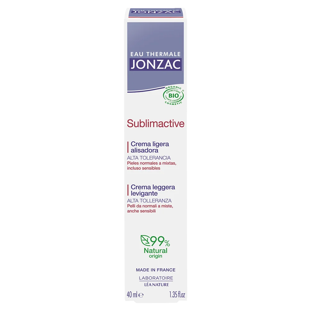 Jonzac Crema Leggera Levigante Anti Age Sublimactive 40 Ml Pelle da Normale a Mista