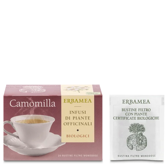 Erbamea Camomilla Tisana Bio 20 Filtri Tisana Calmante